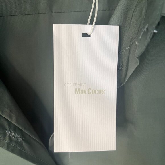 Max Cocos long buttoned shirt in Olive green size XXL - Picture 6 of 7